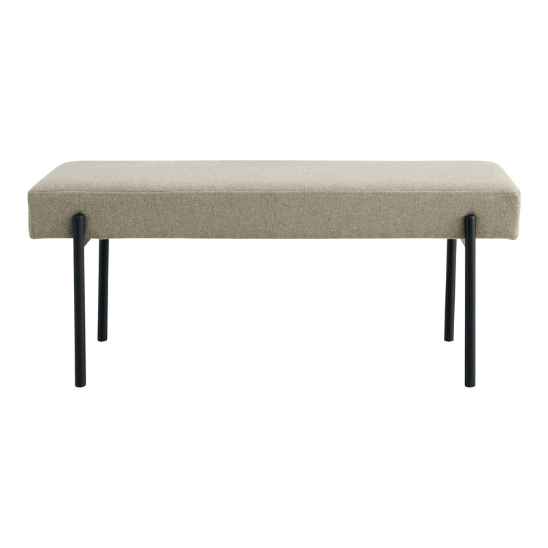 Se Swindon Bænk - Bænk, Sand Med Sorte Ben, 100X36X42,5 Cm, Hn1230 ❤ Stort online udvalg i HouseNordic ❤ Hurtig levering: 1 - 2 Hverdage samt billig fragt ❤ Varenummer: BBM-45561029329173 og barcode / Ean: &
