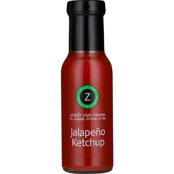 Se JalapeÃ±o Ketchup 260g Zelected ❤ Kæmpe udvalg i Zelected ❤ Hurtig levering: 1 - 2 Hverdage samt billig fragt - Varenummer: BAR-693554 og barcode / Ean: på lager - Udsalg på Delikatesser Kolonial Saucer & Soya Spar op til 56% - Over 454 kendte mærker på udsalg