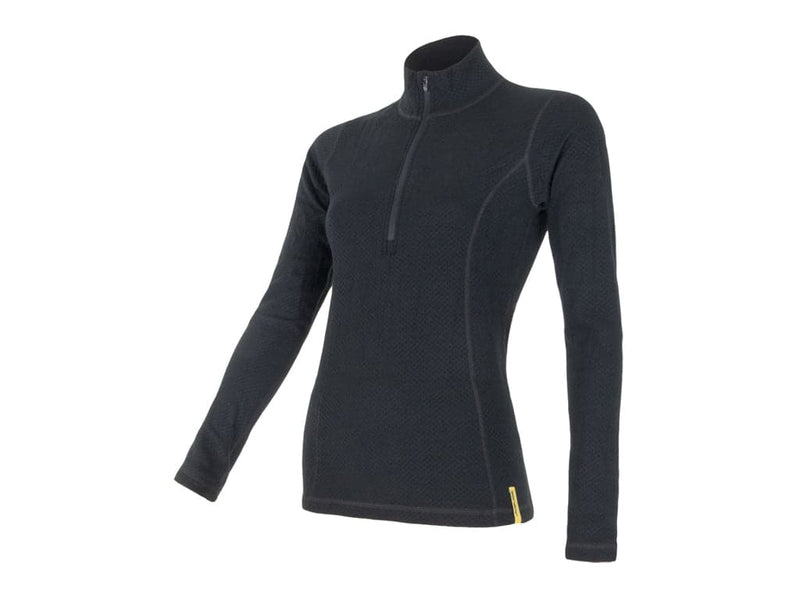 Se Sensor Merino DF Tee LS Zip - Uldundertrøje m. høj hals- Dame - Sort - Str. M ❤ Kæmpe udvalg i Sensor ❤ Hurtig levering: 1 - 2 Hverdage samt billig fragt - Varenummer: CKP-8592837017679 og barcode / Ean: &