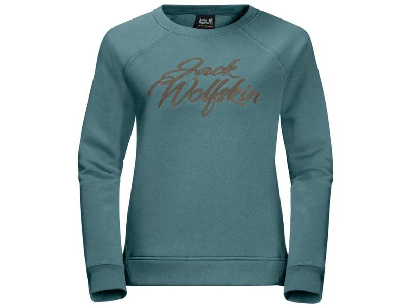 Se Jack Wolfskin Winther logo - Langærmet T-Shirt Dame - Str. S - Blå ❤ Stort online udvalg i Jack Wolfskin ❤ Hurtig levering: 1 - 2 Hverdage samt billig fragt ❤ Varenummer: CKP-4060477588797 og barcode / Ean: &
