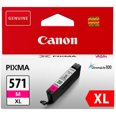Se Canon CLI-571xl magenta printerpatron online her - Ean: 4549292032871