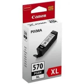 Se Canon PGI-570xl pigment black ink tank printerpatron online her - Ean: 4549292032826