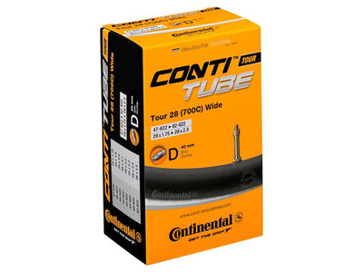 Se Continental Tour 28 Wide - Cykelslange - Str 700x47-62c (47-62x622) - DV 40mm ❤ Kæmpe udvalg i Continental ❤ Hurtig levering: 1 - 2 Hverdage samt billig fragt - Varenummer: CKP-4019238557046 og barcode / Ean: '4019238557046 på lager - Udsalg på Slanger Spar op til 53% - Over 350 kendte brands på udsalg