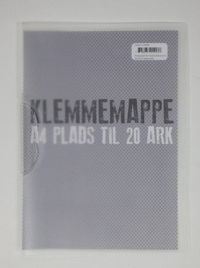 Se Relief Klemmappe A4 m/clips klart online her - Ean: 5703273014136