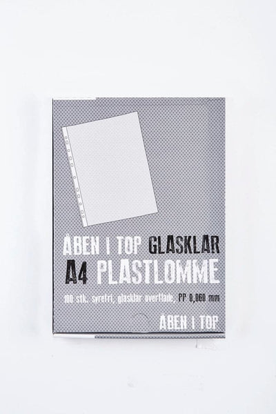 Se Plastlomme basic glasklar A4 0,06mm 100stk online her - Ean: 5703273128574