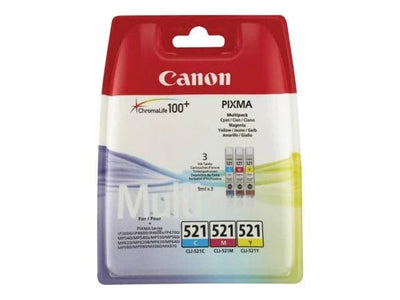 Se Canon CLI-521 sampack printerpatron online her - Ean: 8714574525808