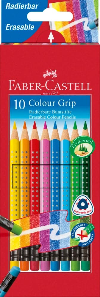 Se Faber-Castell Farveblyant erasable 10 stk online her - Ean: 4005401166139