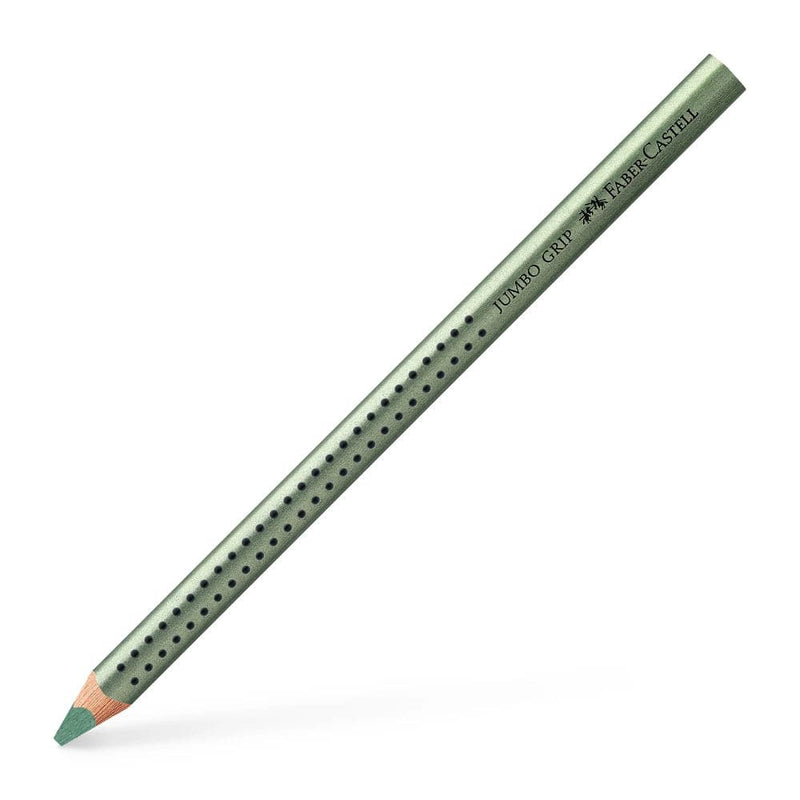 Se Faber-Castell Farveblyant grip 2011 jumbo metal grøn online her - Ean: 4005401109853