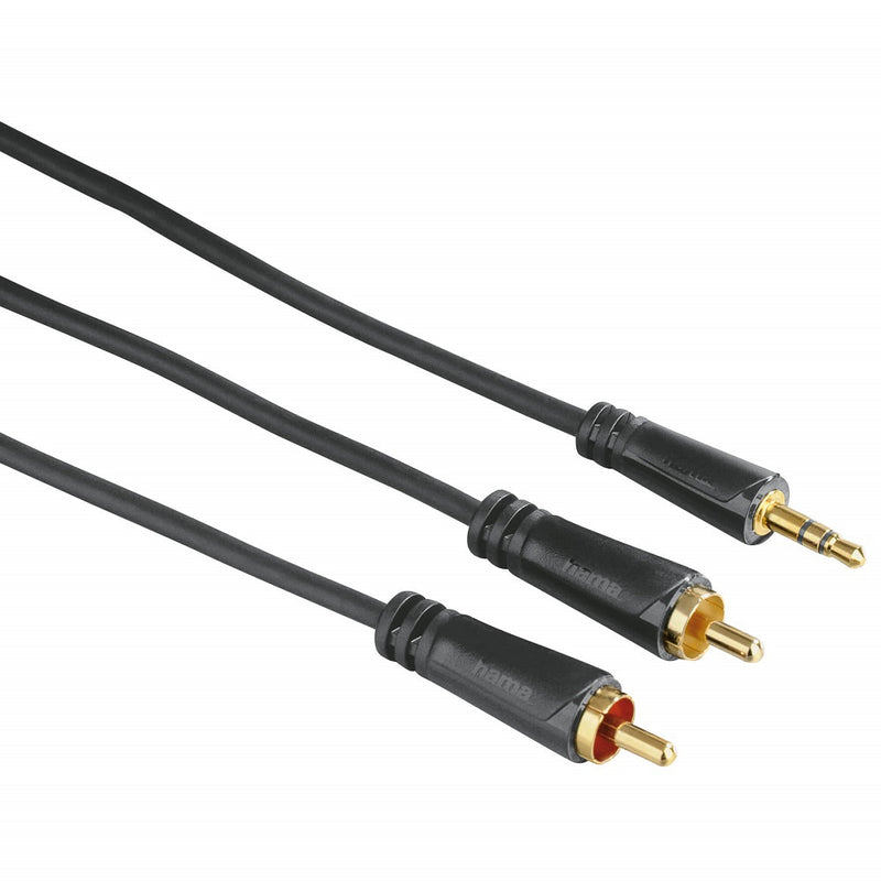 Se HAMA Minijack 3.5mm til 2xPhono kabel - Guldbelagt - 3 m ❤ Kæmpe udvalg i Blandet ❤ Hurtig levering: 1 - 2 Hverdage samt billig fragt - Varenummer: CPD-HA66122299 og barcode / Ean: &