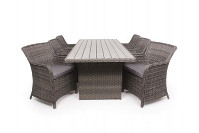 Se Siesta Grå Havemøbelsæt m/6 spisestole - 94x210 cm ❤ Stort online udvalg i KopK ❤ Hurtig levering: 1 - 2 Hverdage samt billig fragt ❤ Varenummer: HML-DK821 og barcode / Ean: '5709386497194 på lager - Udsalg på HAVEMØBELSÆT > Vedligeholdelsesfrie havemøbelsæt Spar op til 64% - Over 312 kendte brands på udsalg