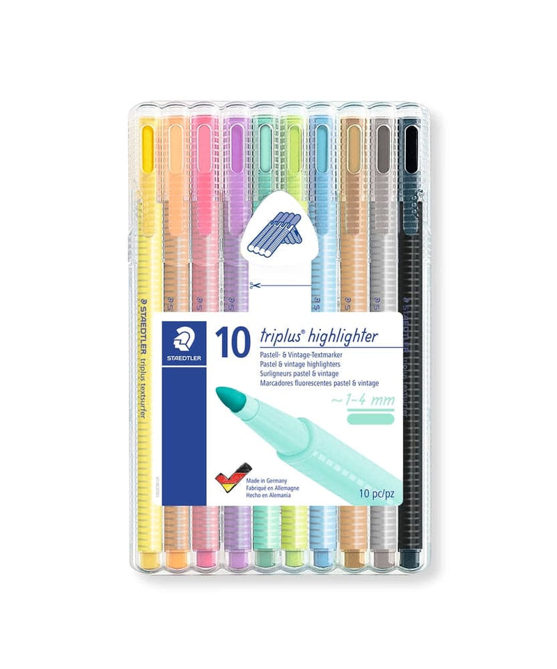 Se Staedtler Highligther triplus pastel 10 stk online her - Ean: 4007817188545