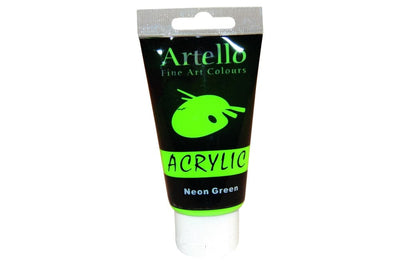 Se Akrylmaling Artello grøn neon 75ml online her - Ean: 5700138003878