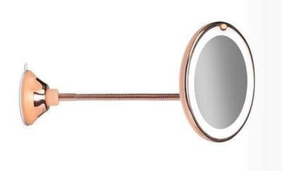 Gillian Jones Spejl med Sugekop og forstørrelse X10 Rose Gold - Køb online nu