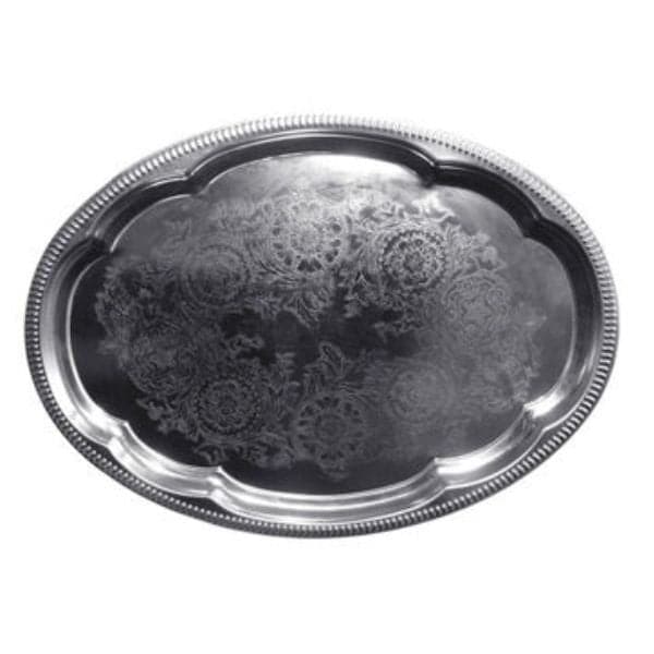 Se Ovalt Forkromet Fad 45x34 Cm ✔ Kæmpe udvalg i  HAAHR & CO ✔ Hurtig levering: 1 - 2 Hverdage samt billig fragt - Varenummer: BAR-663953 og barcode / Ean: &