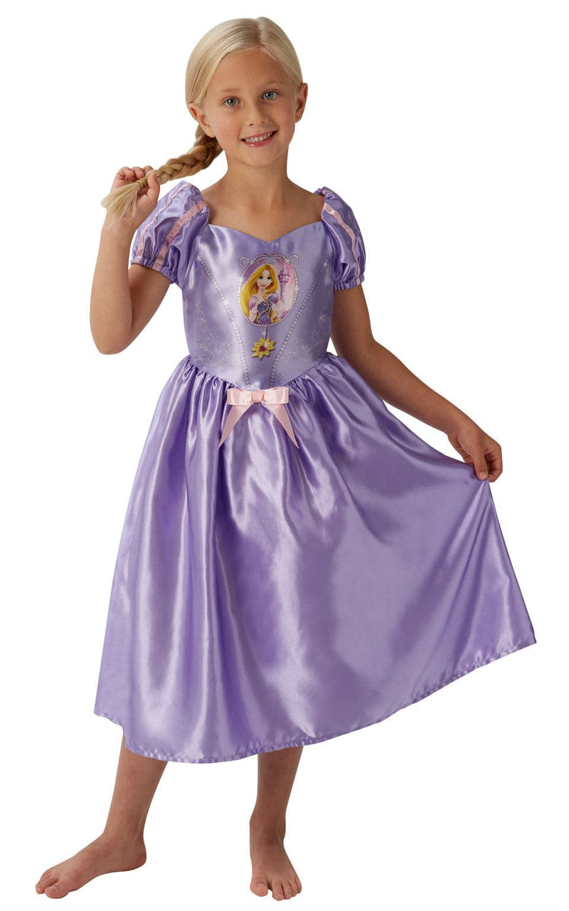 Se Disney Prinsesse Rapunzel Kostume til børn(Str. 116) ✔ Kæmpe udvalg i Rubie&