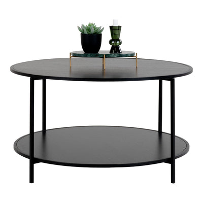 Se Vita Sofabord - Sofabord, Sort Med Sorte Stel Ø80X45 Cm ❤ Stort online udvalg i HouseNordic ❤ Hurtig levering: 1 - 2 Hverdage samt billig fragt ❤ Varenummer: BBM-45561261424917 og barcode / Ean: '5713917018888 på lager - Udsalg på Nyheder, Populære produkter, Sofabord Spar op til 53% - Over 350 kendte brands på udsalg