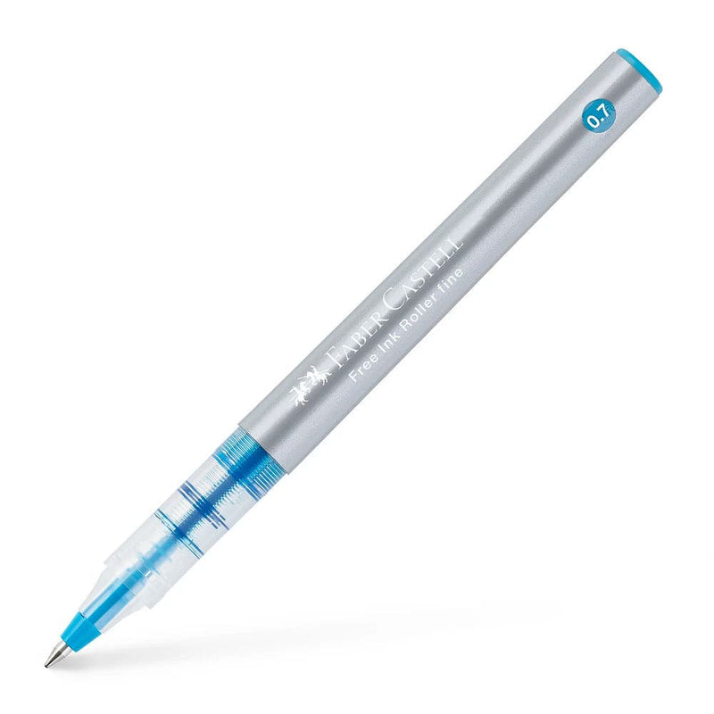 Se Faber-Castell Roller free ink 0,7 skyblue online her - Ean: 4005403481476