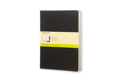 Se Notesbog Moleskine xl cahiers sort 3 stk m/120 blanke ark online her - Ean: 9788883705038