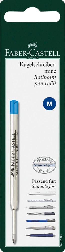 Se Faber-Castell Refill kuglepen m blå bk online her - Ean: 4005401487883