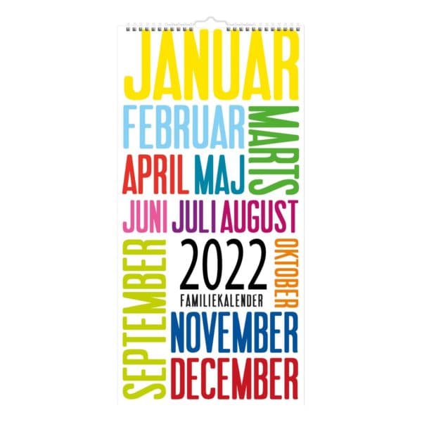 Mayland Familie kalender TrendArt 2022 - Køb online nu