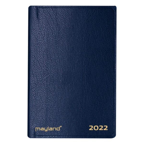 Mayland Lommekalender. Uge. Tværformat. Indb. Kunstskind Blå 2022 - Køb online nu