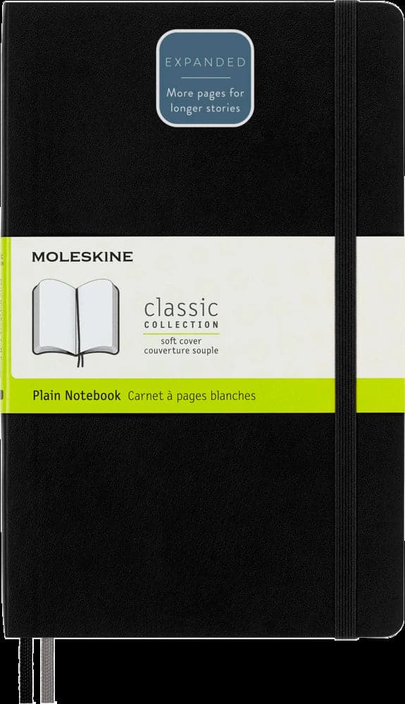 Se Moleskine soft u/linjer 400 ark online her - Ean: 8058647628066