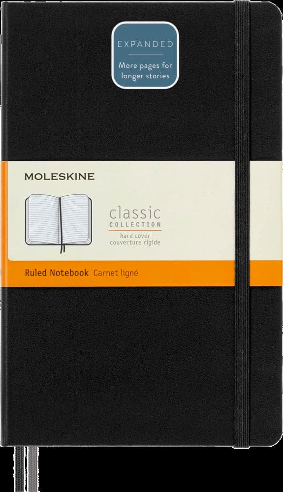 Se Moleskine hard m/linjer 400 ark online her - Ean: 8058647628004