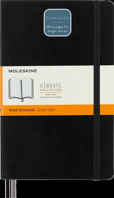 Se Moleskine soft m/linjer 400 ark online her - Ean: 8058647628042