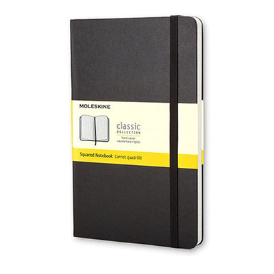 Se Notesbog Moleskine pocket sort m/192 kvadrerede ark hard online her - Ean: 9788883701023