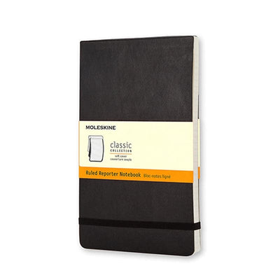 Se Notesblok reporter Moleskine pocket sort m/linj. ark soft online her - Ean: 9788862934664