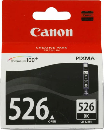 Se Canon CLI-526 black printerpatron online her - Ean: 4960999670027