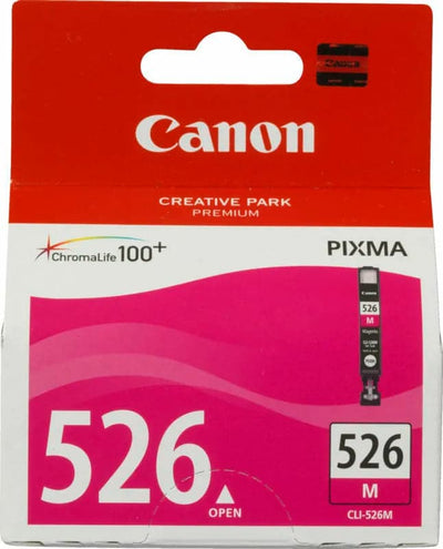 Se Canon CLI-526 magenta printerpatron online her - Ean: 4960999670041