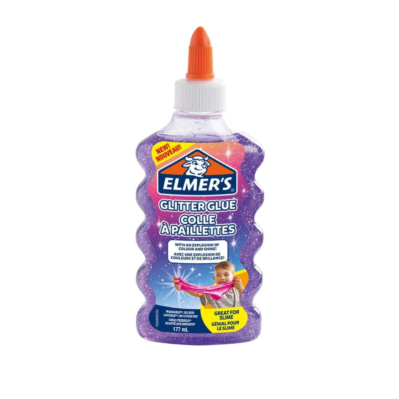 Se Elmers glitterlim lilla 177 ml online her - Ean: 3026980772536