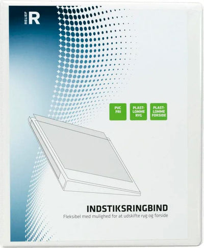 Se Relief Indstiksringbind hvid A4 31mm online her - Ean: 4049793027623