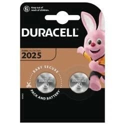 Se Batteri Duracell 2025 2 stk. på kort online her - Ean: 5000394203907