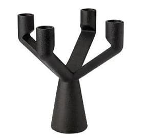 Stelton Naked Lysestage Sort