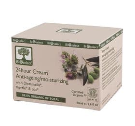 Stort online udvalg i Bioselect 24-timers creme 50ml. ❤ Bioselect ❤ Hurtig levering: 1 - 2 Hverdage og gratis fragt v/køb over 295 kr. GLS til pakkeshop ❤ Varenummer: HG-13512 og barcode / Ean: 5200306431194 på lager - Kæmpe udvalg i Personlig pleje - Over 350 kendte brands på udsalg