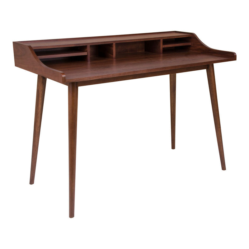 Se Hellerup Skrivebord - Skrivebord, Valnød Finer 120X60X88 Cm ❤ Stort online udvalg i HouseNordic ❤ Hurtig levering: 1 - 2 Hverdage samt billig fragt ❤ Varenummer: BBM-45560802935061 og barcode / Ean: &