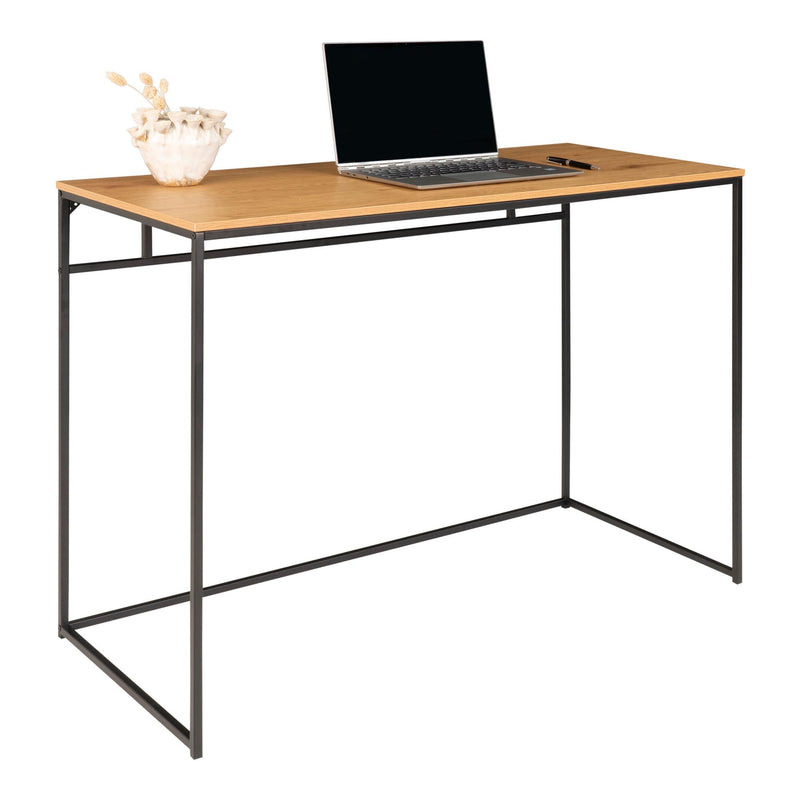 Se Vita Skrivebord - Skrivebord, Egetræslook Med Sort Stel 100X45X75 Cm ❤ Stort online udvalg i HouseNordic ❤ Hurtig levering: 1 - 2 Hverdage samt billig fragt ❤ Varenummer: BBM-45561255264533 og barcode / Ean: &