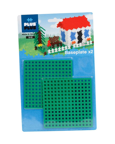 Se Plus-Plus byggeplade grøn 2-pak online her - Ean: 5710409102414