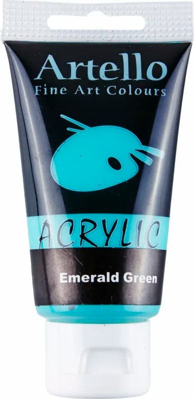 Se Akrylmaling Artello grøn emerald 75ml online her - Ean: 5700138003670