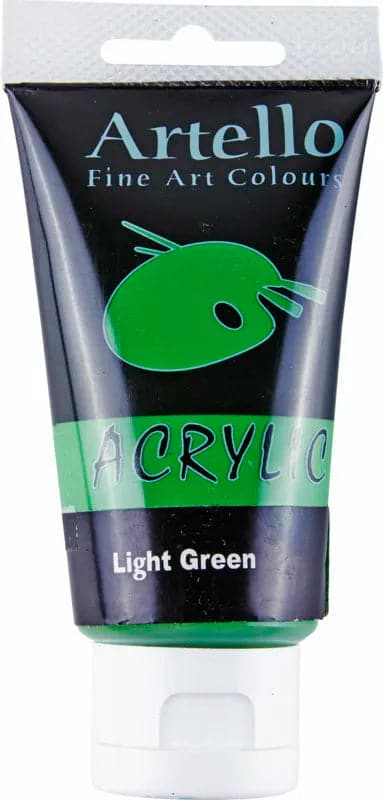 Se Akrylmaling Artello lysgrøn 75ml online her - Ean: 5700138003427
