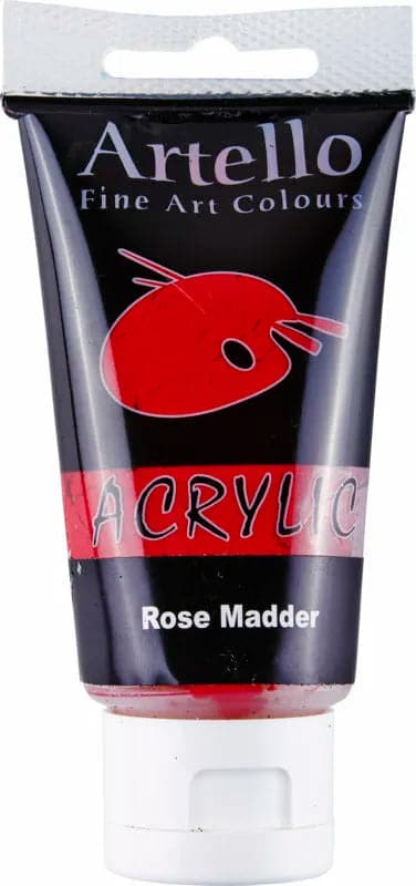 Se Akrylmaling Artello rose alizarin rød 75ml online her - Ean: 5700138003281