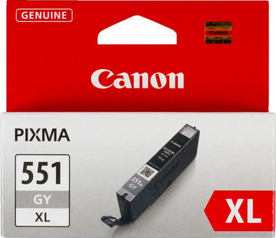 Se Canon CLI-551 xl grey ink tank printerpatron online her - Ean: 4960999904542