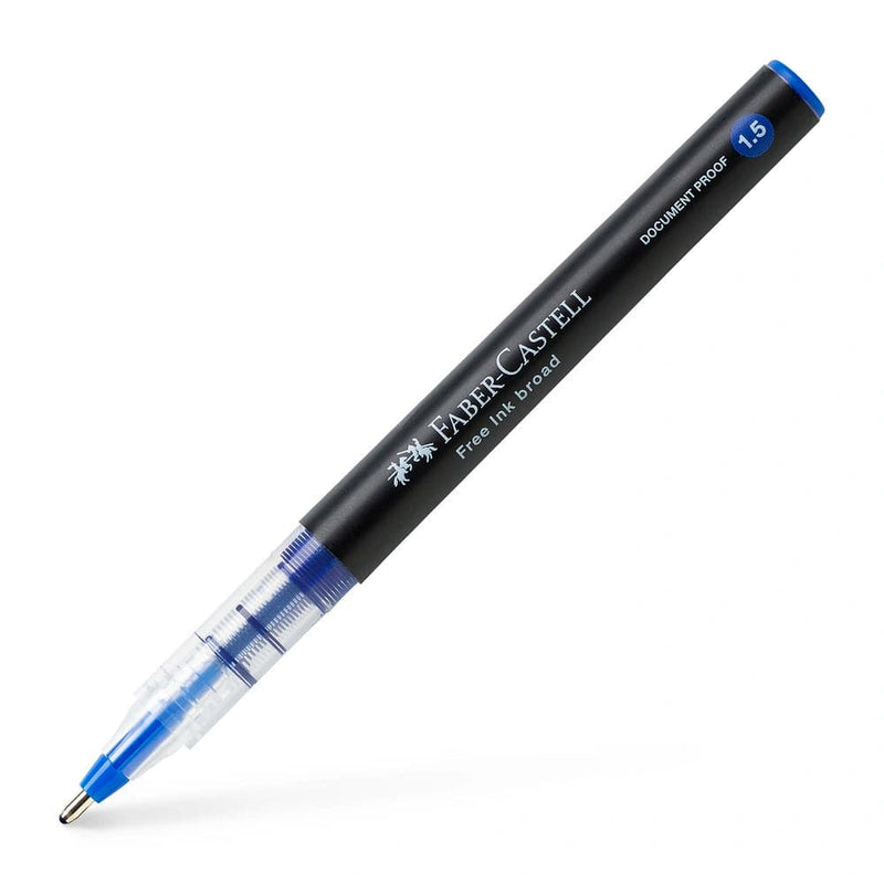 Se Faber-Castell Broadpen free ink 1,5 blå online her - Ean: 4005403483517