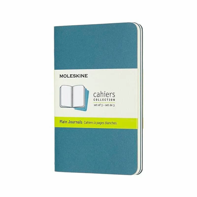 Se Notesbog Moleskine cahiers pocket briskblue journal p 9x14cm online her - Ean: 8058647629612