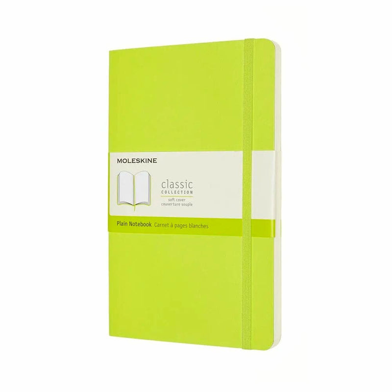 Se Notesbog Moleskine classic large soft p lemgreen 13x21cm online her - Ean: 8056420851007