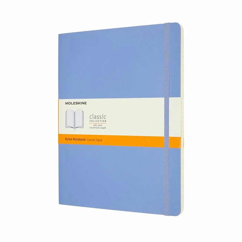 Se Notesbog Moleskine classic xl soft r hyd.blue 19x25cm online her - Ean: 8056420850956