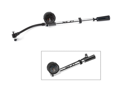 Se XLC - Fork/Shock Pumpe - HighAir Pro - 28 bar/ 400 psi - Sort/Sølv ✔ Kæmpe udvalg i  XLC ✔ Hurtig levering: 1 - 2 Hverdage samt billig fragt - Varenummer: CKP-4055149095185 og barcode / Ean: '4055149095185 på lager - Udsalg på Cykelpumper Spar op til 55% - Over 1454 design mærker på udsalg