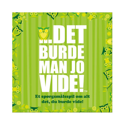 Se Spil Det burde man jo vide online her - Ean: 7331672310054